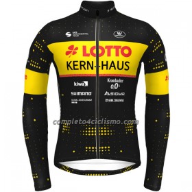 Maglia 2022 Lotto-Kern Haus Manica Lunga Giallo Nero